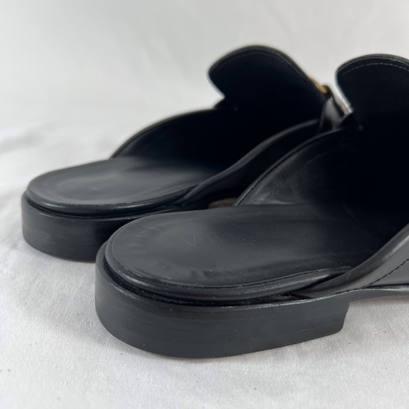 VERSACE Black Leather Medusa Men Half Loafers Made in Italy Marked as 42-9US main image 8